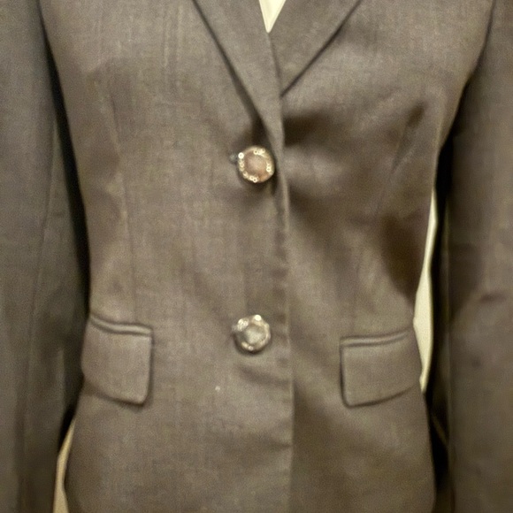 *PRE-OWNED* Calvin Klein Women's Size 2 Two Button Lux Blazer - Picture 5 of 7